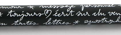 Stylo plume Message noir blanc de « Inès de la Fressange » - photo 4