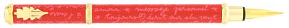 Stylo plume Message rouge rose de « Inès de la Fressange »