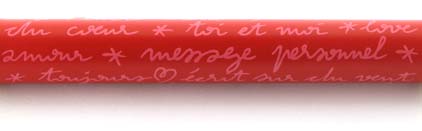 Stylo plume Message rouge rose de « Inès de la Fressange » - photo 4 Stylo plume Message rouge rose de « Inès de la Fressange » - photo 4