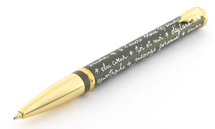 Roller Message gris blanc de « Inès de la Fressange » - photo.