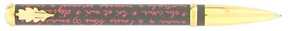 Roller Message marron rose de « Inès de la Fressange »