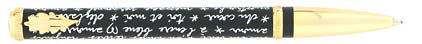 Roller Message noir blanc de « Inès de la Fressange »