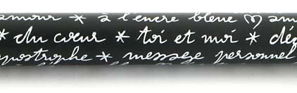 Roller Message noir blanc de « Inès de la Fressange » - photo 4