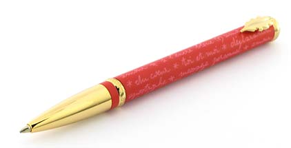 Roller Message rouge rose de « Inès de la Fressange » - photo.