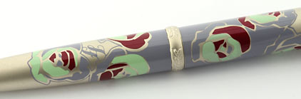 Stylo Plume ONLINE Rose à Motifs - Neuf, Jamais Encré - Avec Cartouches Fournies