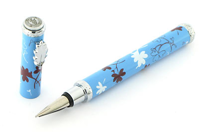 Stylo plume bleu Porte-Bonheur « Ines de la Fressange » - photo 3