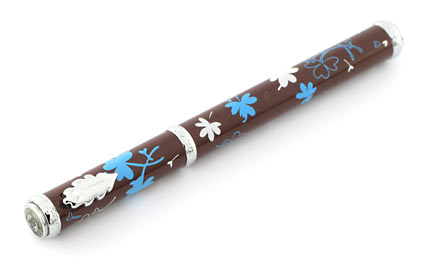 Stylo plume brun Porte-Bonheur « Ines de la Fressange » - photo 2