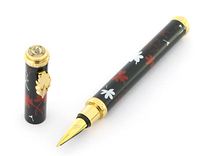 Stylo plume noir Porte-Bonheur « Ines de la Fressange » - photo 3