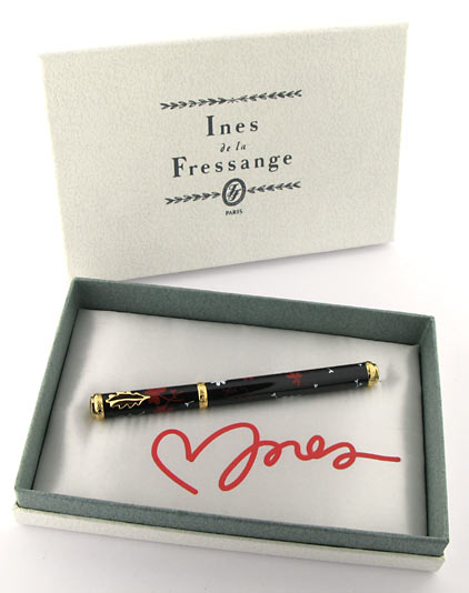 Stylo plume noir Porte-Bonheur « Ines de la Fressange » - photo 7