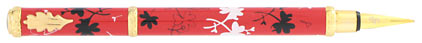 Stylo plume rouge Porte-Bonheur « Ines de la Fressange »
