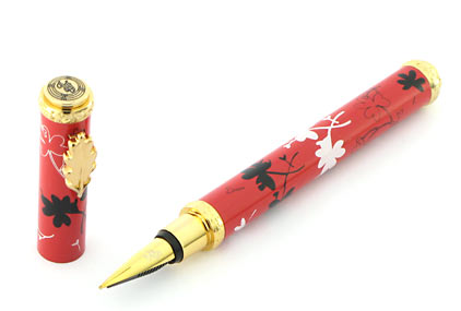 Stylo plume rouge Porte-Bonheur « Ines de la Fressange » - photo 3