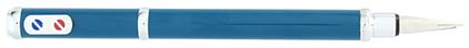 Stylo plume Bleu Sarcelle chromé SN 134012A  Premier de Inès de la Fressange 