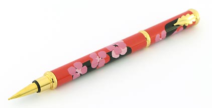 Stylo plume Summer Flower Red de « Inès de la Fressange » - photo.