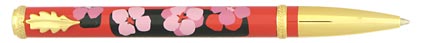 Stylo bille ou roller Summer Flower Red de « Inès de la Fressange »