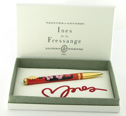 Stylo bille ou roller Summer Flower Red de « Inès de la Fressange » - photo 5