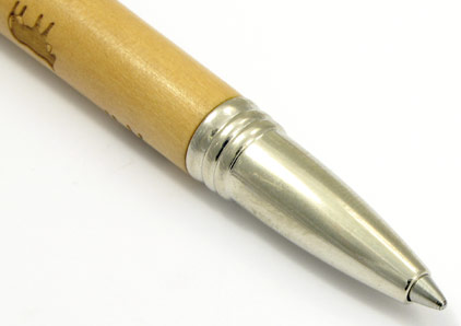 Stylo bille Indigo Metalcap BUIS WOOD COW IN76B de Jean Pierre Lépine - photo.