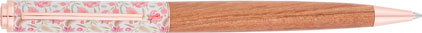 Stylo bille Bahia fleurs batik rose de Oberthur, cliquez pour plus de dtails sur ce stylo...
