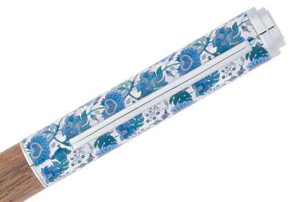 Stylo bille Bahia fleurs bleues de Oberthur - photo 2