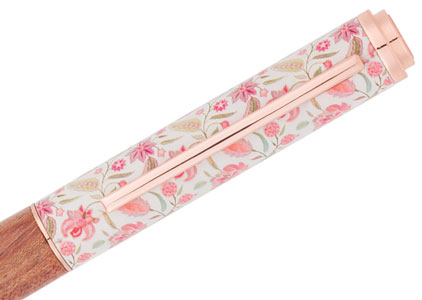Stylo plume Bahia fleurs batik rose de Oberthur - photo 3