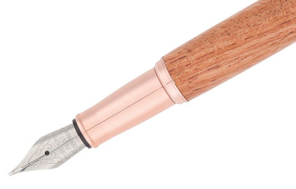 Stylo plume Bahia fleurs batik rose de Oberthur - photo 4