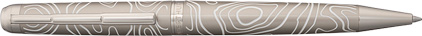 Stylo bille Himalaya nickel blanc de Oberthur, cliquez pour plus de d�tails sur ce stylo...