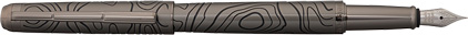 Stylo plume Himalaya gun mat noir de Oberthur, cliquez pour plus de d�tails sur ce stylo...