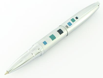 Stylo bille Maïa bleu de Oberthur - photo.