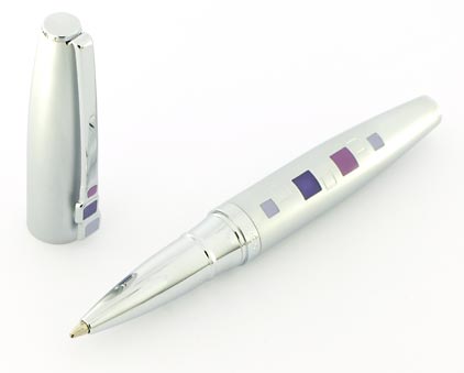 Stylo bille Maïa parme et mauve de Oberthur - photo 3