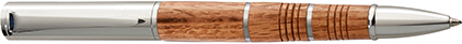 Stylo bille Swing chêne chrome de Oberthur, cliquez pour plus de d�tails sur ce stylo...