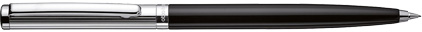 Portemine Design01 laqué noir et capuchon guilloché plaqué argent de Otto Hutt, cliquez pour plus de dtails sur ce stylo...