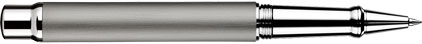 Roller Design04 laqué gris mat plaqué platine de Otto Hutt, cliquez pour plus de dtails sur ce stylo...