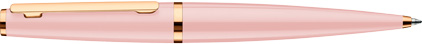 Stylo bille Design06 laqué rose brillant attributs plaqués or rose de Otto Hutt, cliquez pour plus de d�tails sur ce stylo...