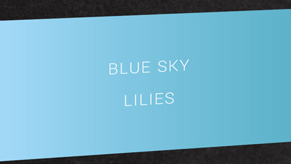 Encre Blue sky - Bleu clair - parfum lys - Otto Hutt - photo 2