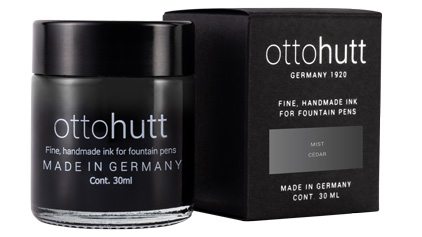 Encre Mist - Gris foncé - parfum cèdre - Otto Hutt, cliquez pour plus de dtails sur ce stylo...