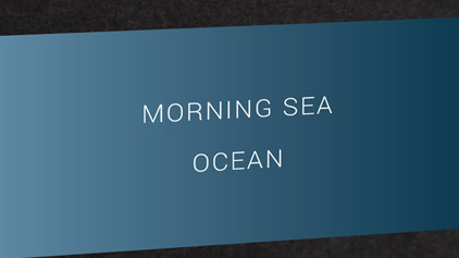 Encre Morning sea - Bleu nuit - parfum océan - Otto Hutt - photo 2