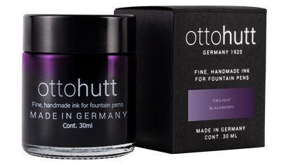 Encre Twilight - Violet - parfum mûre - Otto Hutt, cliquez pour plus de dtails sur ce stylo...