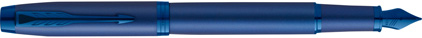 Stylo plume IM Monochrome bleu mat pvd de Parker, cliquez pour plus de d�tails sur ce stylo...
