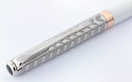 Stylo bille Sonnet Metal and Pearl Slim attributs palladiés de Parker - photo 2