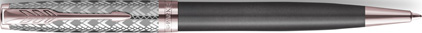 Stylo bille Sonnet Premium gris metal de Parker, cliquez pour plus de dtails sur ce stylo...