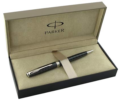 Stylo bille Sonnet laqué gris intense attributs palladiés de Parker - photo 4