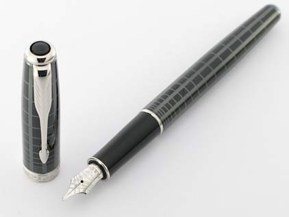 Stylo plume Sonnet laqué gris intense attributs palladiés de Parker - photo 3