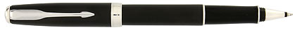 Roller Sonnet noir mat attributs palladiés de Parker, cliquez pour plus de d�tails sur ce stylo...