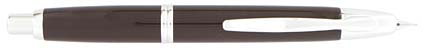 Stylo plume Chocolat de la gamme Capless Rhodium de Pilot