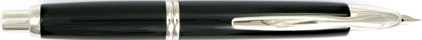 Stylo plume Noir de la gamme Capless Rhodium de Pilot, cliquez pour plus de d�tails sur ce stylo...