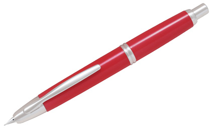 Stylo plume Edition limitée 2022 Corail red de la gamme Capless de Pilot - photo.