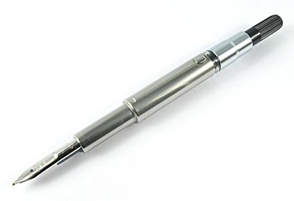 Stylo plume Blanc Décimo Jaune d'or Rhodium de Pilot - photo 3