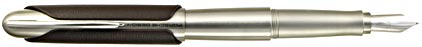 Stylo Plume Porsche Design P3135 – Titane Massif, Plume Or 18 Carats Moyenne – Neuf
