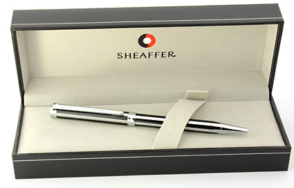 Stylo bille rayé noir chromé Intensity de Sheaffer - photo 4