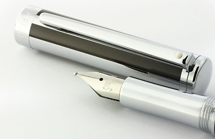 Stylo plume rayé noir chromé Intensity de Sheaffer - photo 2