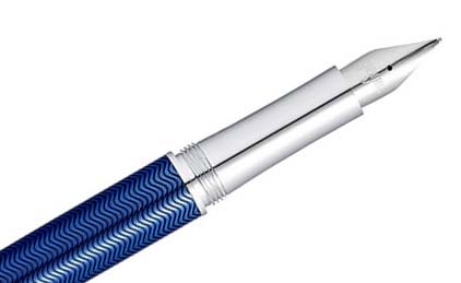 Stylo plume Intensity laque bleue et chevrons de Sheaffer - photo 3